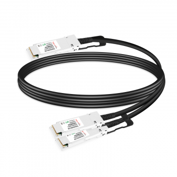 ������ DAC Breakout QSFP56 � 2*QSFP28 1� - TS-Q200-2Q100-BDAC-CU1M TELSAR