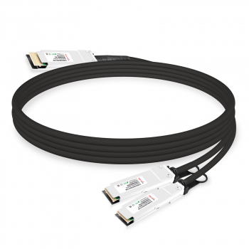 ������ DAC Breakout QSFP-DD � 2*QSFP56 0.5� - TS-QD400-2Q200-BDAC-CU0.5M TELSAR