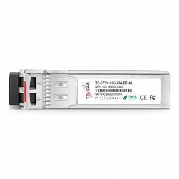 ������ ���������� SFP+ (10G), �� 40��, DDM, LC/LC - TS-SFP+-10G-SM-ER-40 TELSAR