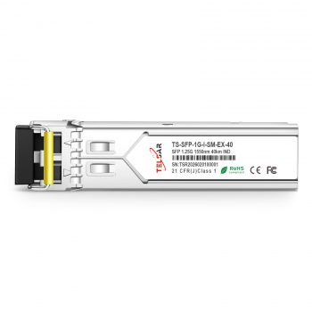 ������ ���������� SFP (1G) ������������, �� 40��, DDM, LC/LC- TS-SFP-1G-I-SM-EX-40 TELSAR