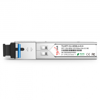 ������ ���������� SFP (1G) WDM ������������, �� 3��, DDM, SC - TS-SFP-1G-I-WDM-A-03-S TELSAR