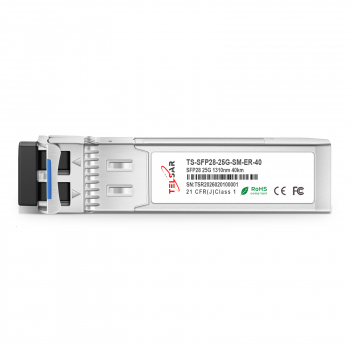 ������ ���������� SFP28 (25G), �� 40��, DDM, LC/LC - TS-SFP28-25G-SM-ER-40 TELSAR