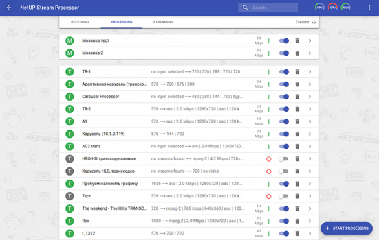 NetUP Stream Processor