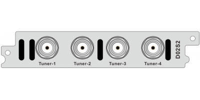 ������ 4-��������� ����������� DVB-S/S2/S2X � ���������� BISS/T2-MI - D03S2 PBI